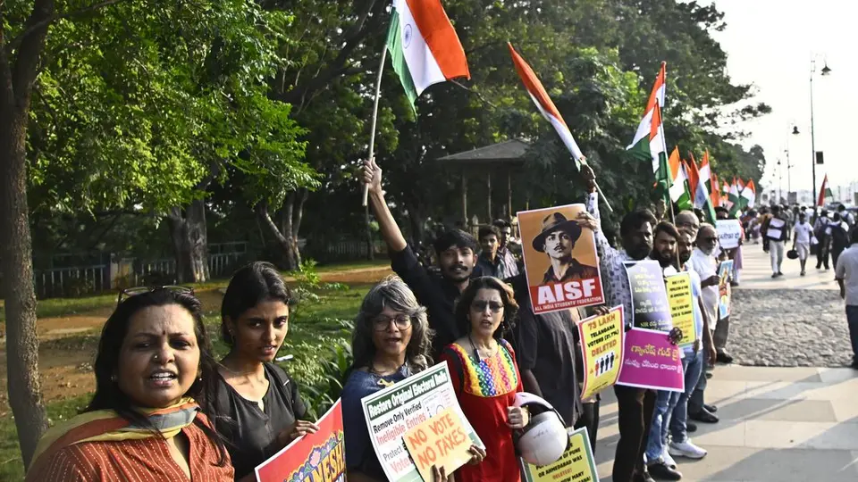 ‘If you are alive, you must show it’: Hyderabad’s anti-SIR protest brings together people of all age groups