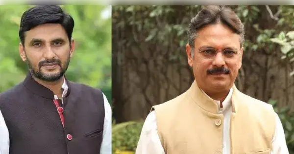 यूपी विधान परिषद चुनाव : नीरज सिंह और विधायक राजेश्वर ने दिया वोट