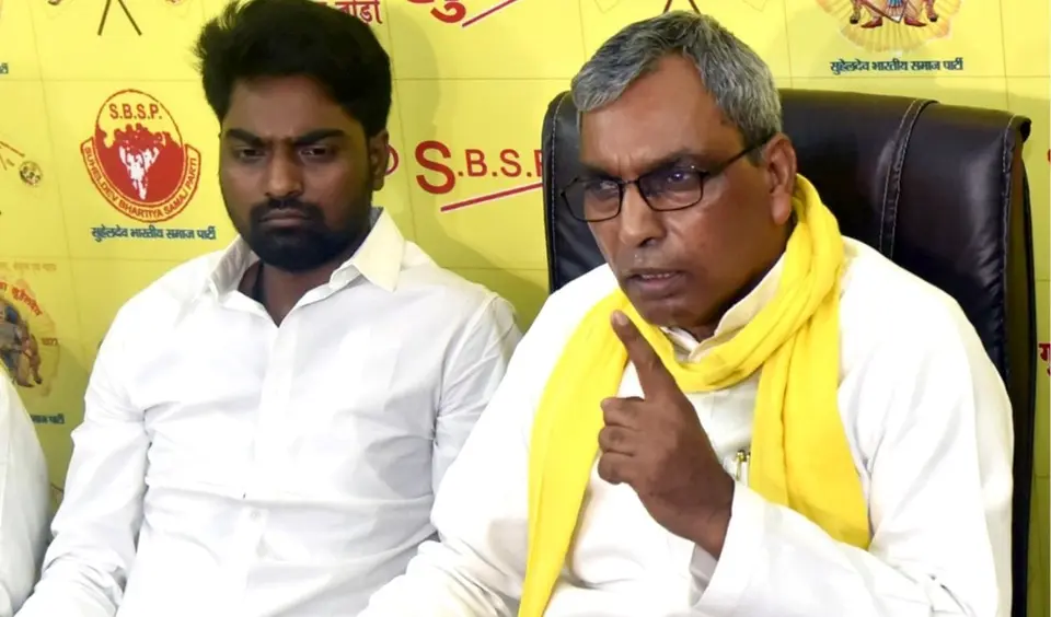 op rajbhar asks akhilesh yadav to name muslim cm face for up elections 2027