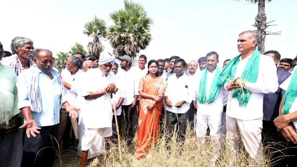 BRS demands announcement of drought mandals, immediate relief measures