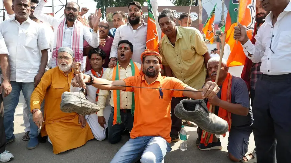 BJP protests Kharge’s remark on PM’s father in Bihar and Jharkhand