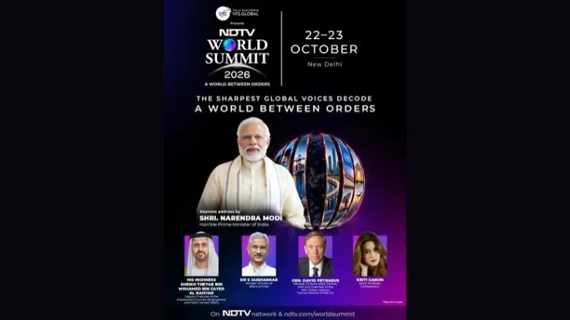 As the World Searches for a New Order , Its Defining Voices Come Together at NDTV World Summit 2026