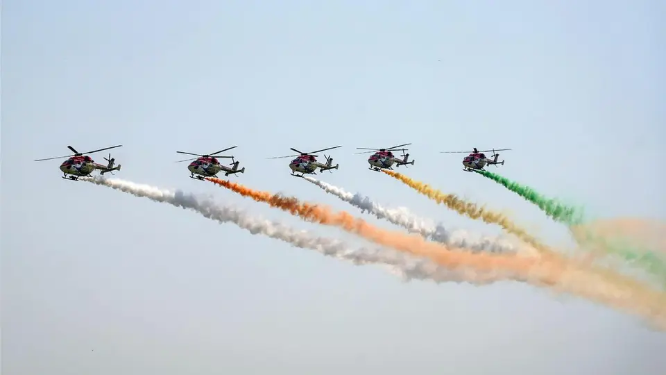 Varanasi Air Show: Rafale, Chinook thrill spectators with aerial manoeuvres over Ganga
