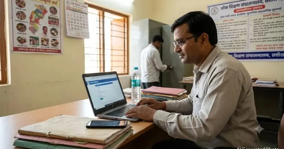 छत्तीसगढ़ में शिक्षकों के लिए ऑनलाइन छुट्टी अनिवार्य , ऑफलाइन आवेदन पर पूरी रोक CGKhabar
