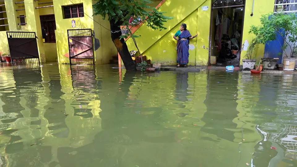 Heavy rain inundates streets, homes in Coimbatore city