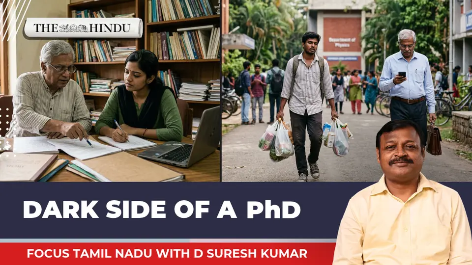 Watch: The troubling reality of India’s PhD scholars | Focus Tamil Nadu