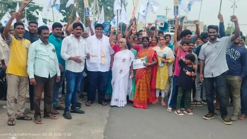 Candidates receive family support as campaigning draws to a close in Vizianagaram