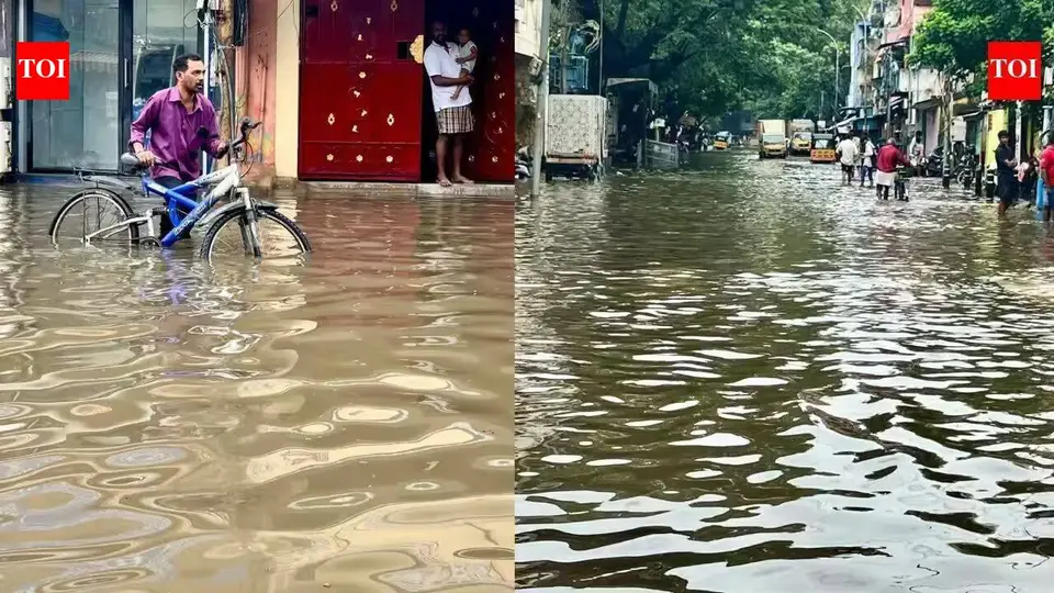 Heavy rain lashes Chennai , schools shut in 4 districts