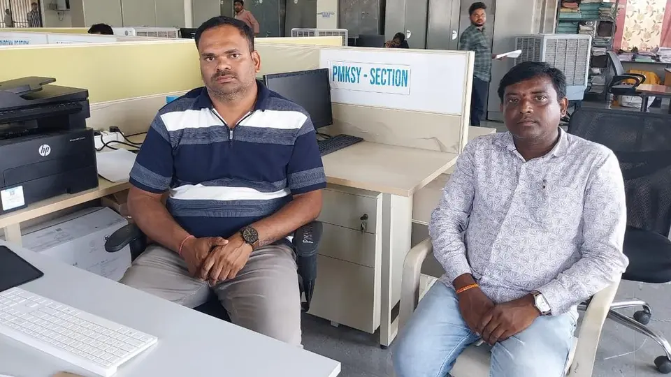 Two officials arrested for allegedly demanding up to 25% commission on contractor bills