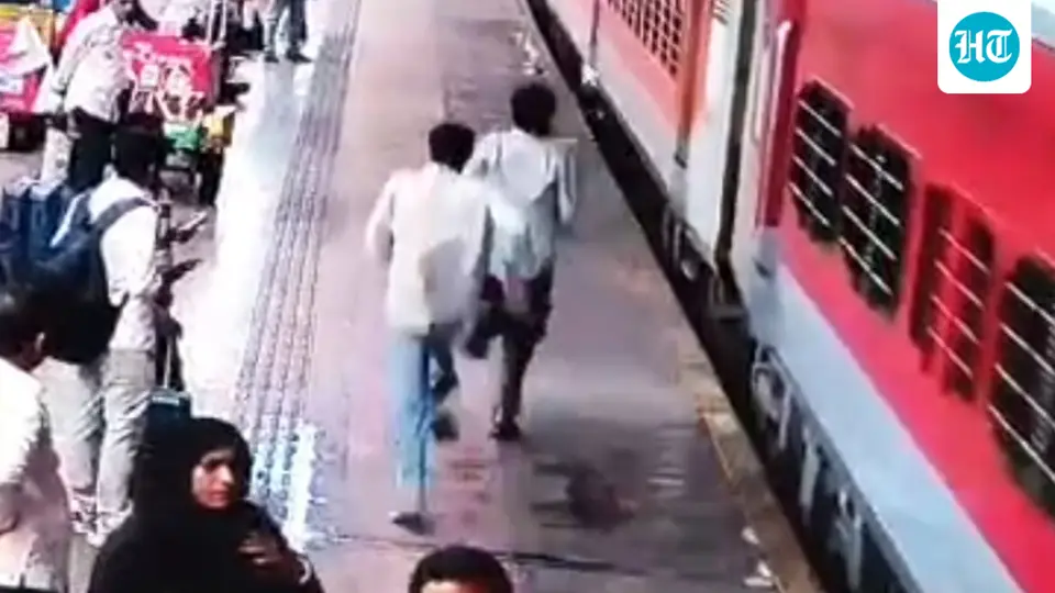 On camera , Tiger Shroff shooting suspects seen rushing to catch train in Surat before arrest in Kota
