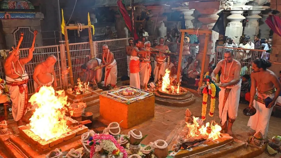 ‘Pavitrotsavam’ concludes at Upper Ahobilam Sri Lakshmi Narasimha Swamy temple