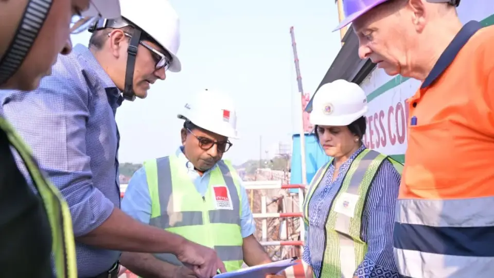 Goregaon - Mulund Link Road project updates : 183 metres of tunnel excavation completed ; BMC chief Ashwini Bhide visits site