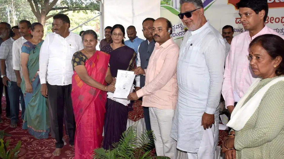 Prajaseva special drive facilitates e-Khata for 590 owners