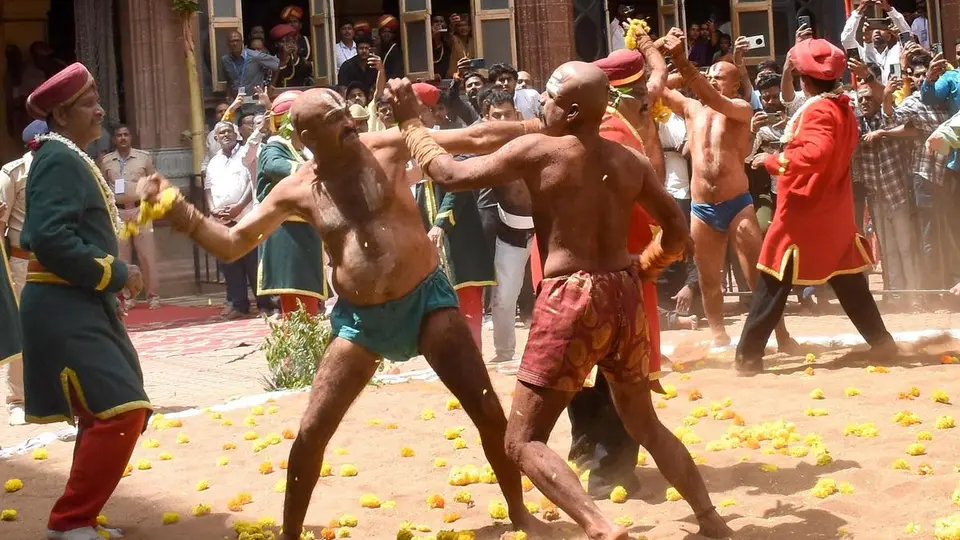 Vajra Mushti Kalaga cancelled at Mysuru Dasara; wrestlers blame police restrictions