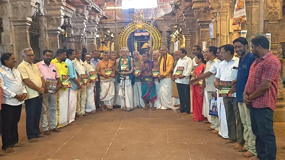 Kalpathy delegation visits Tamil Nadu temples ahead of chariot fest