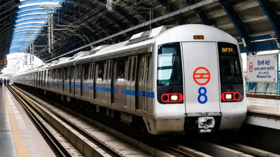 Delhi Metro Violet Line Delay : लाजपत नगर स्टेशन पर ट्रैक पर कूदा यात्री , दिल्ली मेट्रो की वायलेट लाइन पर सेवाएं बाधित , यहां जानें अपडेट