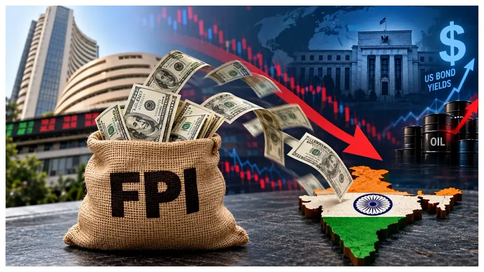 FPIs Pull Out ₹48 , 056 Crore From Indian Equities In October , High Crude Prices And Middle East Tensions Trigger Selling