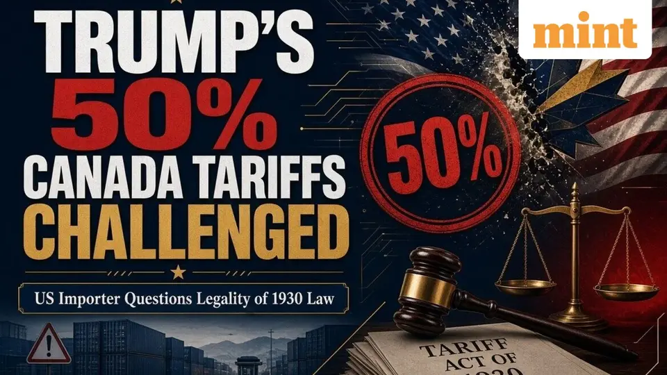 A 1930 law , 50 % tariffs and a new lawsuit : Trump faces fresh challenge over Canada duties