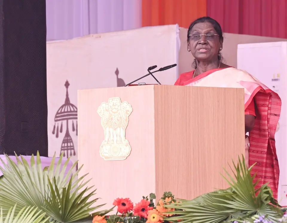 PRESIDENT OF INDIA graces public programme at Jagdalpur , Chhattisgarh on the occasion of Bastar Dussehra