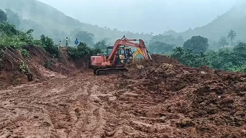 Search underway for 12 people missing in landslide-hit southern Odisha village