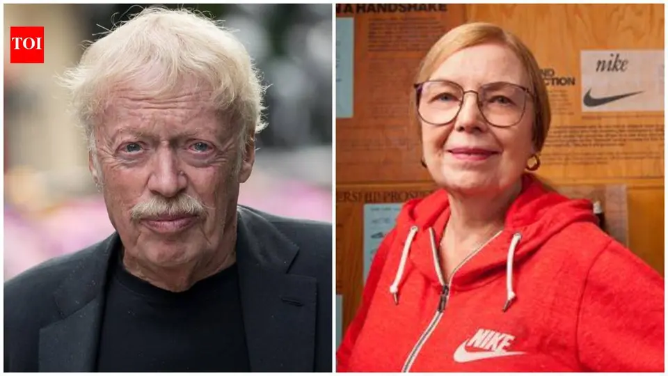 In 1971 , Nike co - founder Phil Knight hired college student Carolyn Davidson to design the iconic Swoosh logo for $35 ; in 1983 , he gifted her a gold Swoosh ring and 500 shares of Nike stock