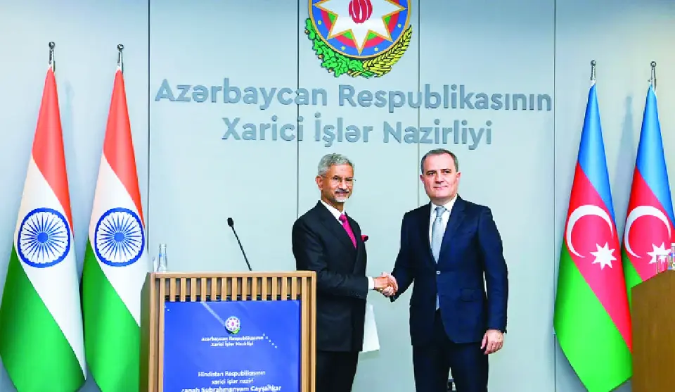 Jaishankar holds talks with Azerbaijan FM
