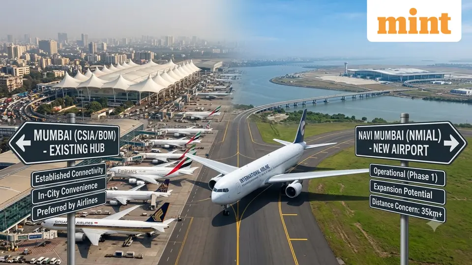 Mumbai airport Terminal 1 revamp : Why airlines are refusing to shift international flights to Navi Mumbai ?