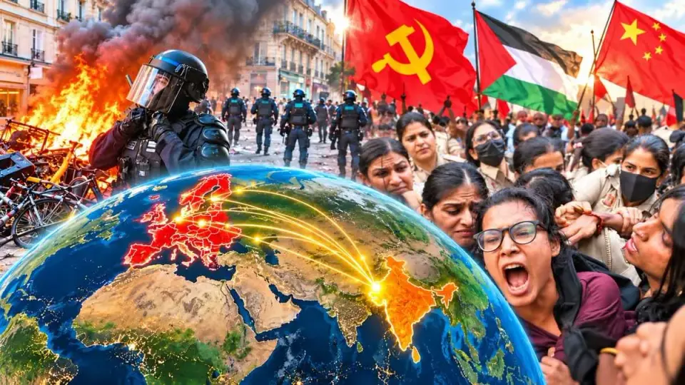 Left - Islamist network planned riots in Europe & India : Report