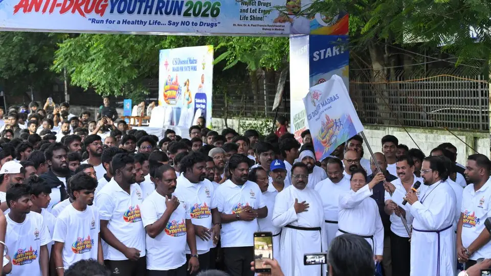 CSI Chennai Diocese organises anti-drug run in city