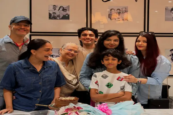 Aishwarya Rai visits her maternal home for nephew birthday ; celebrates with daughter Aaradhya