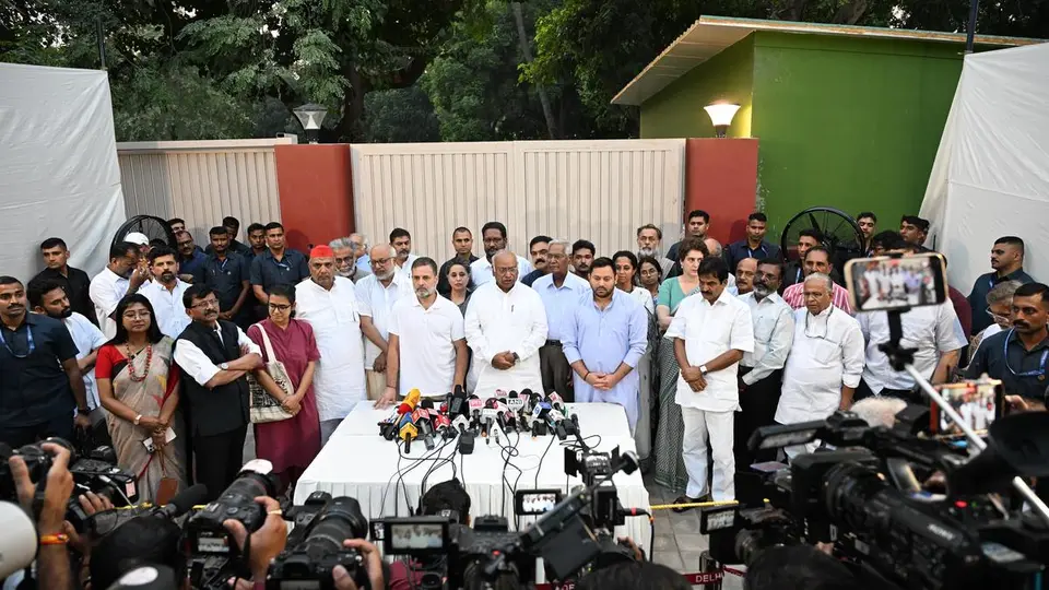 INDIA bloc's 'public impeachment' of CEC to be held at Kharge's residence on October 30