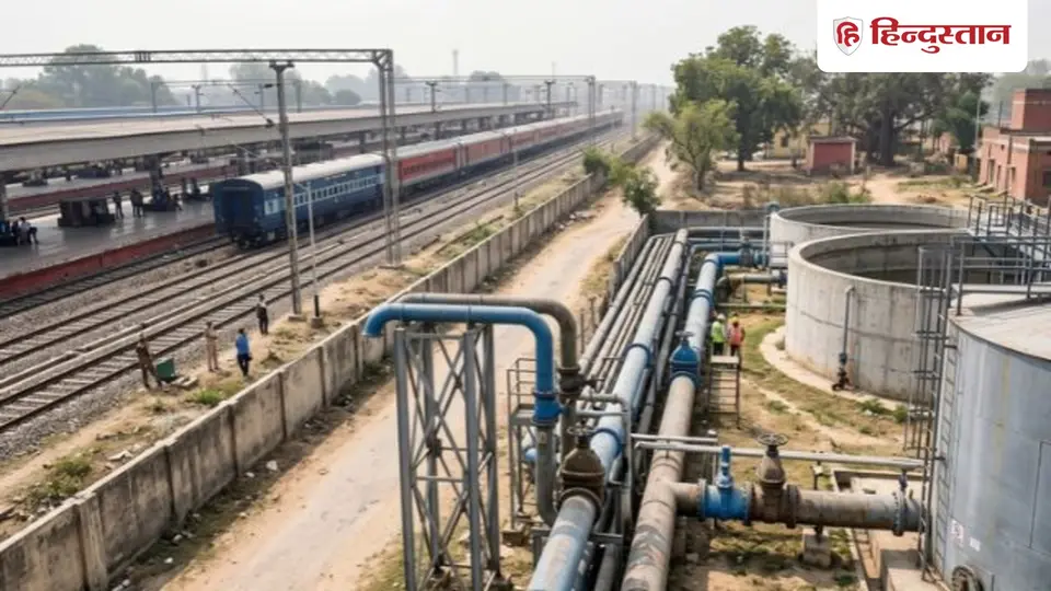रेलवे स्टेशनों को बेचा जाएगा एसटीपी का पानी , ट्रेन की धुलाई समेत दूसरे कामों में होगा इस्तेमाल