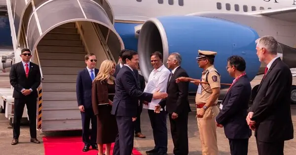 Great to be back in Mumbai : US envoy to India Sergio Gor arrives with US State Secy Rubio
