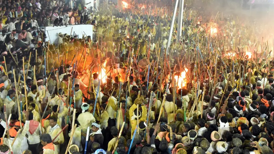 One killed, 70 people injured in Banni festival in Andhra Pradesh