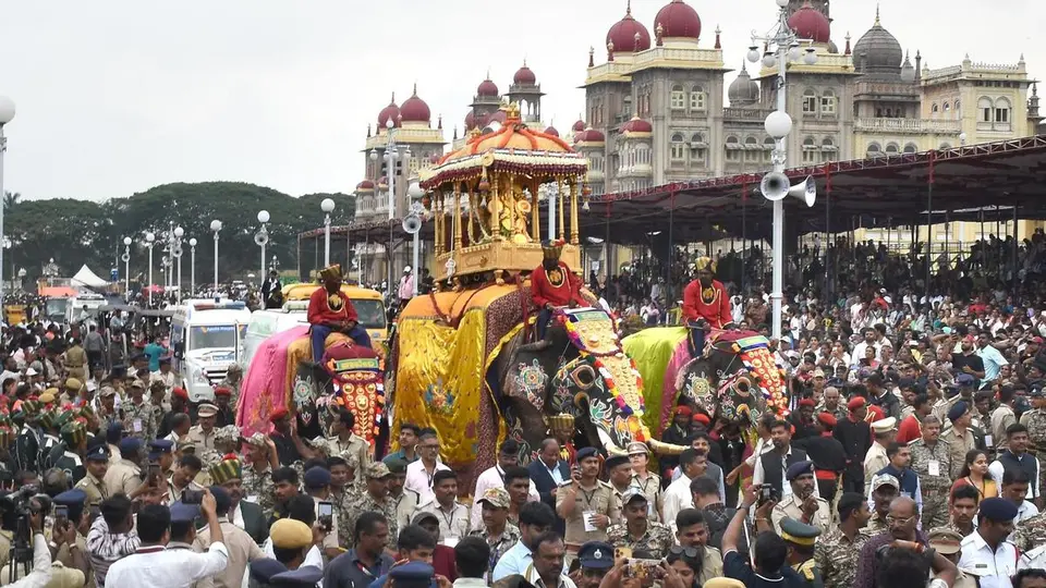 Jamboo Savari brings curtains on Mysuru Dasara