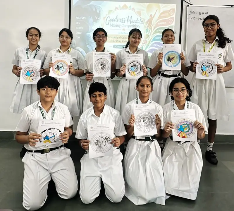 Delhi Public School , Mohali , organises mandala making competition