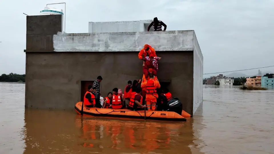 Odisha steps up rescue-and-relief operations; four helicopters airdrop food packets in flood-hit Ganjam