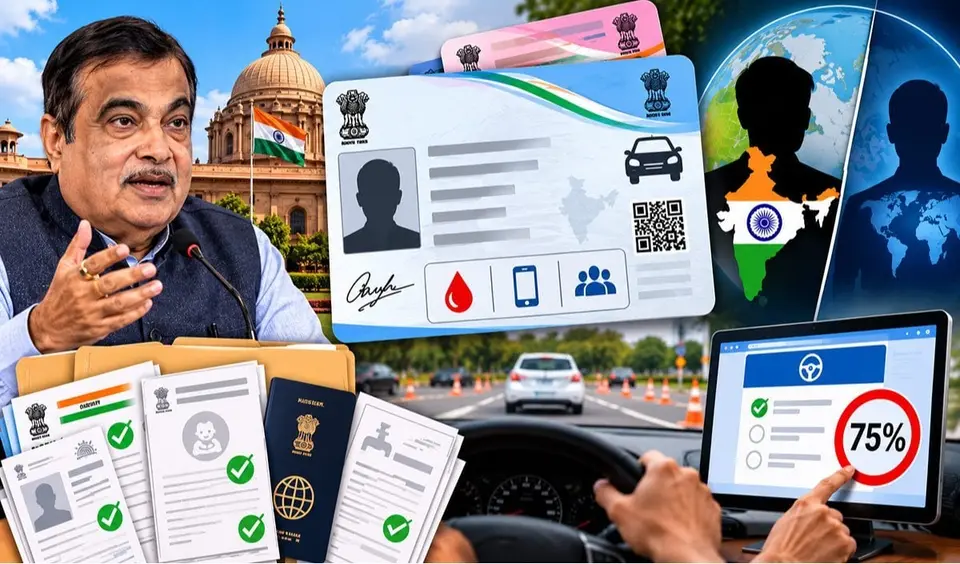 driving licence new rules 2026 blood group nationality document verification