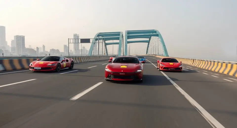 Ferrari Just Landed in Delhi , and It Brought The Whole Garage