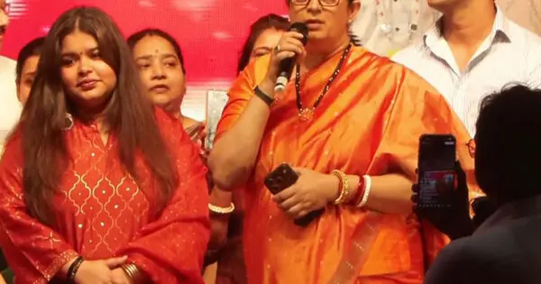 Faith in Indian culture , Sanatan values greatest strength of nation : Smriti Irani at Adwitiya Ramlila 2026 program