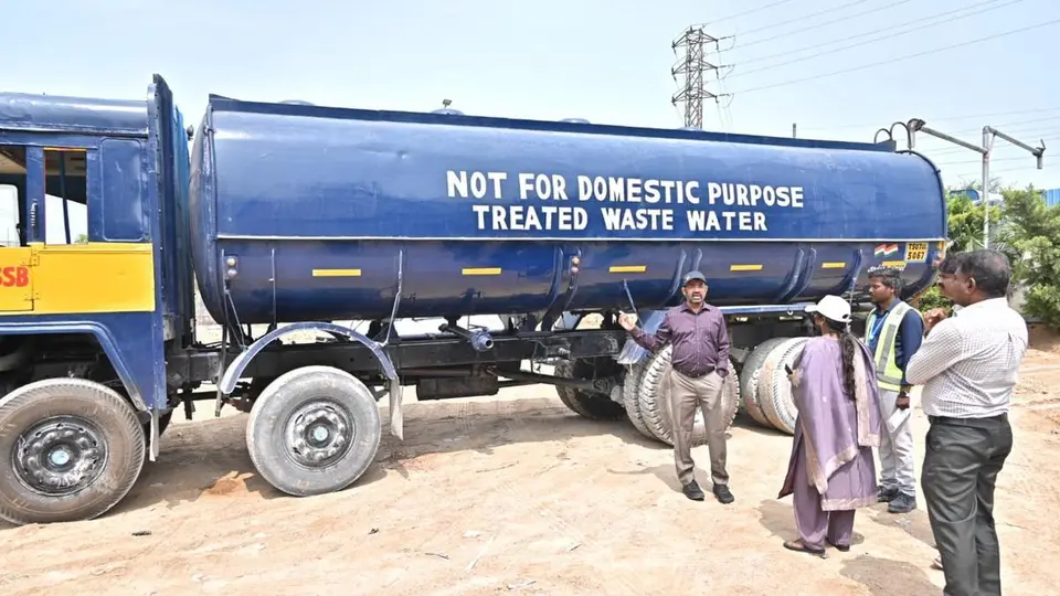 HMWSSB to roll out green tanker service to supply treated water in Hyderabad on November 1