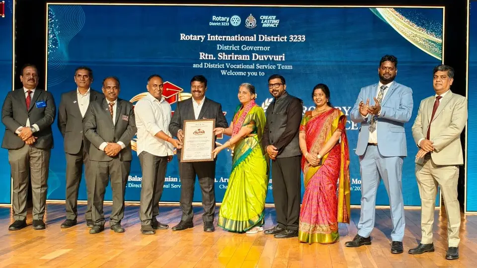 Rotary International District 3233 presents awards to 113 teachers