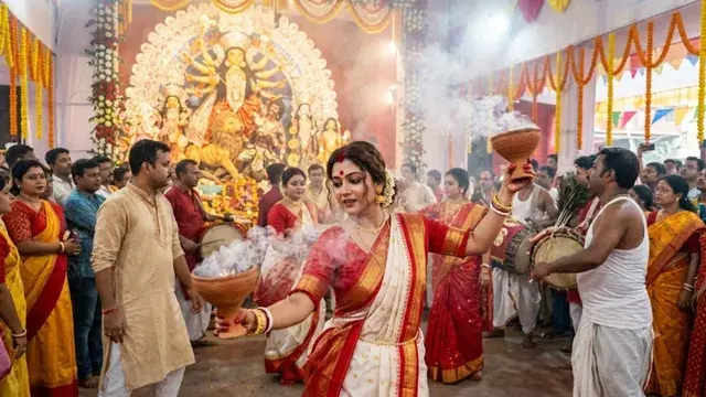 क्यों धुनुची नृत्य के बिना अधूरी मानी जाती है दुर्गा पूजा ? महिषासुर के वध से जुड़ी है अलौकिक कहानी - dhunuchi dance is performed with fire in hands story of its journey from zamindars homes to pandal