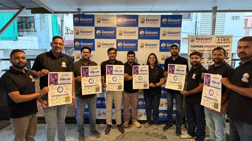 Radiant Academy Unveils Class 10 Board Max Programme Poster , Sessions to Begin on November 16