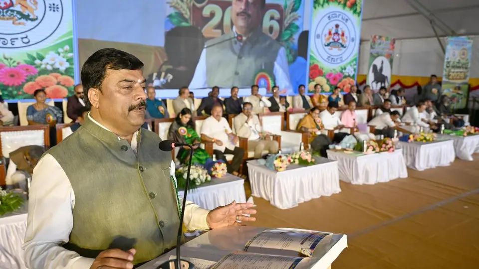 Agri Minister inaugurates Krishi-Thotagarike Mela in Shivamogga, appeals farmers to adopt measures to face drought effectively