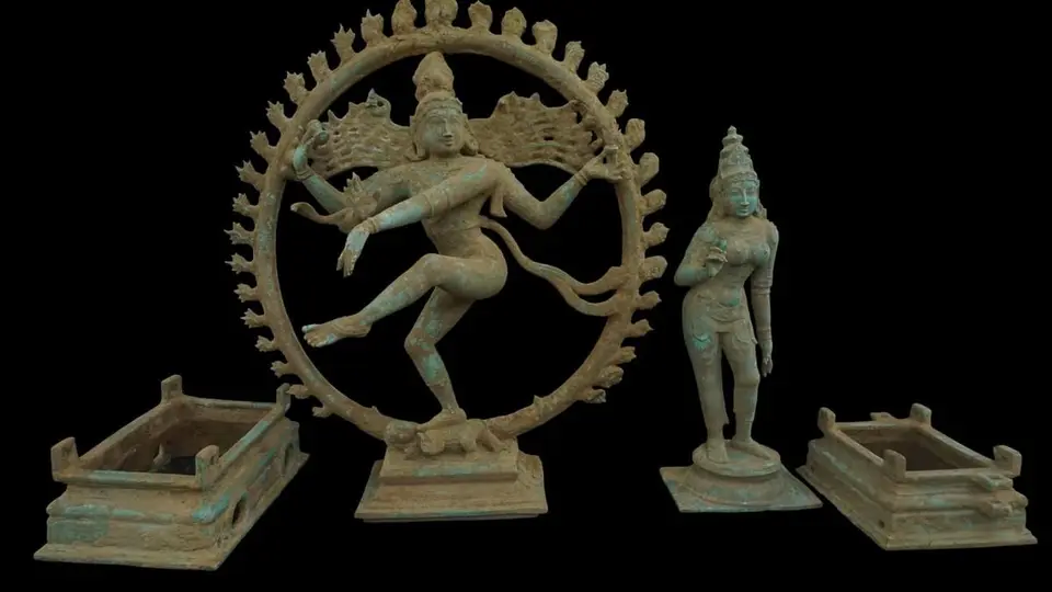 Chola-era bronze alloy idols of Lord Nataraja, Goddess Sivakami unearthed in Nagapattinam