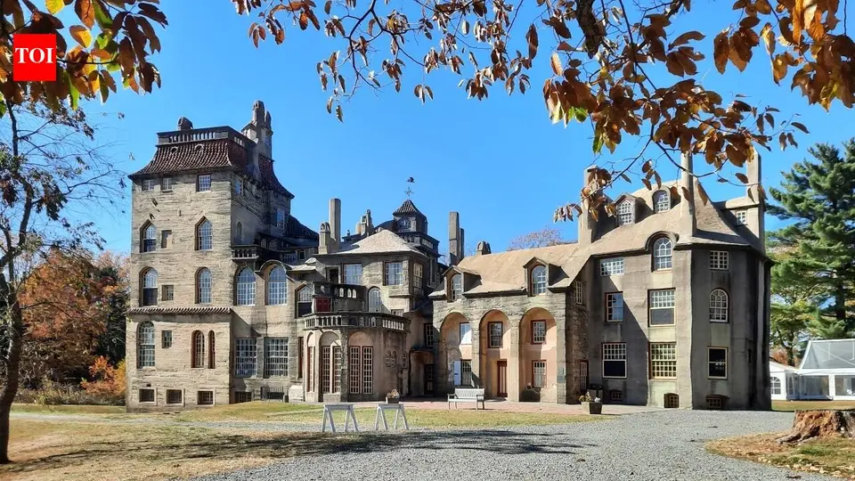 In 1908 , Pennsylvania scholar Henry Mercer began a hand - mixed concrete castle ; two years later , Fonthill had 44 rooms and over 200 windows , now a museum | World News
