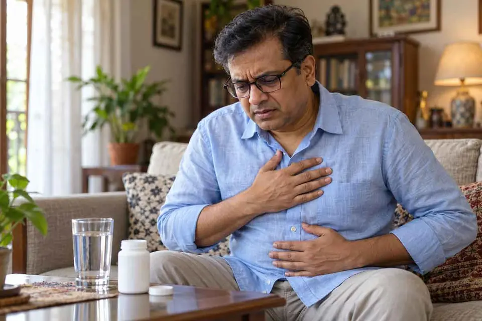 heart attack warning signs during festive season
