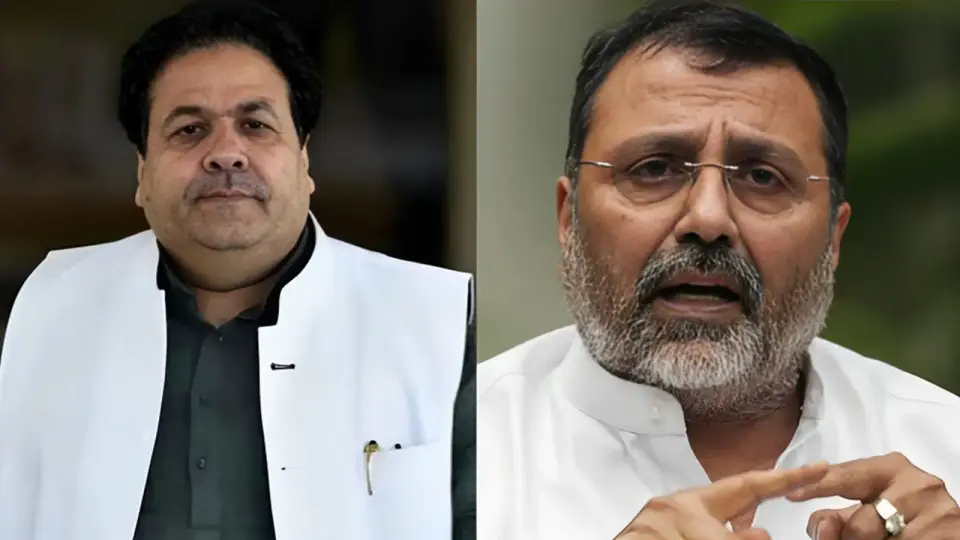 बुढ़ापे का असर है या ..., अब निशिकांत दुबे के बयान पर राजीव शुक्ला का प्रहार , बोले - क्या यह सम्मानजनक भाषा है ? - rajeev shukla launches a verbal attack on nishikant dubey over mallikarjun kharge re