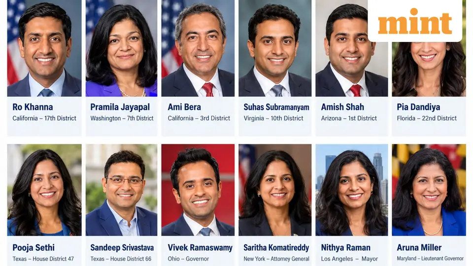 US midterm elections 2026 : Who are the Indian - origin candidates and where are they contesting ?
